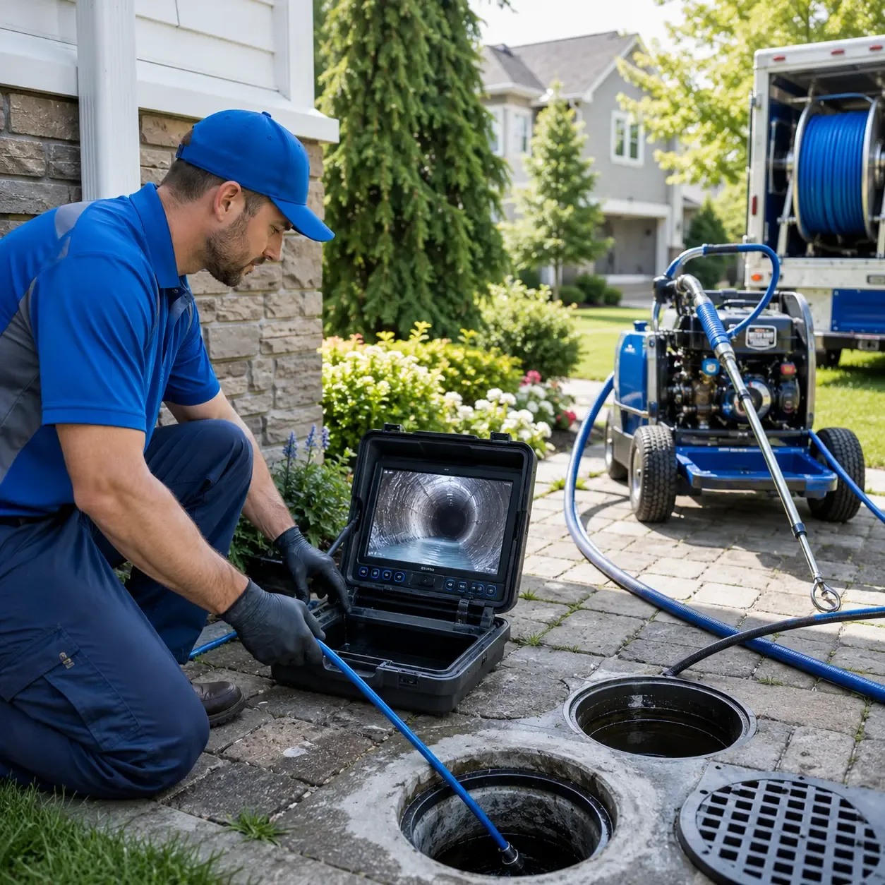 Outdoor drain cleaning professionals serving Green Lake, WI