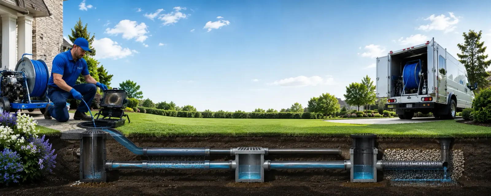 Outdoor drain cleaning information for Green Lake, WI